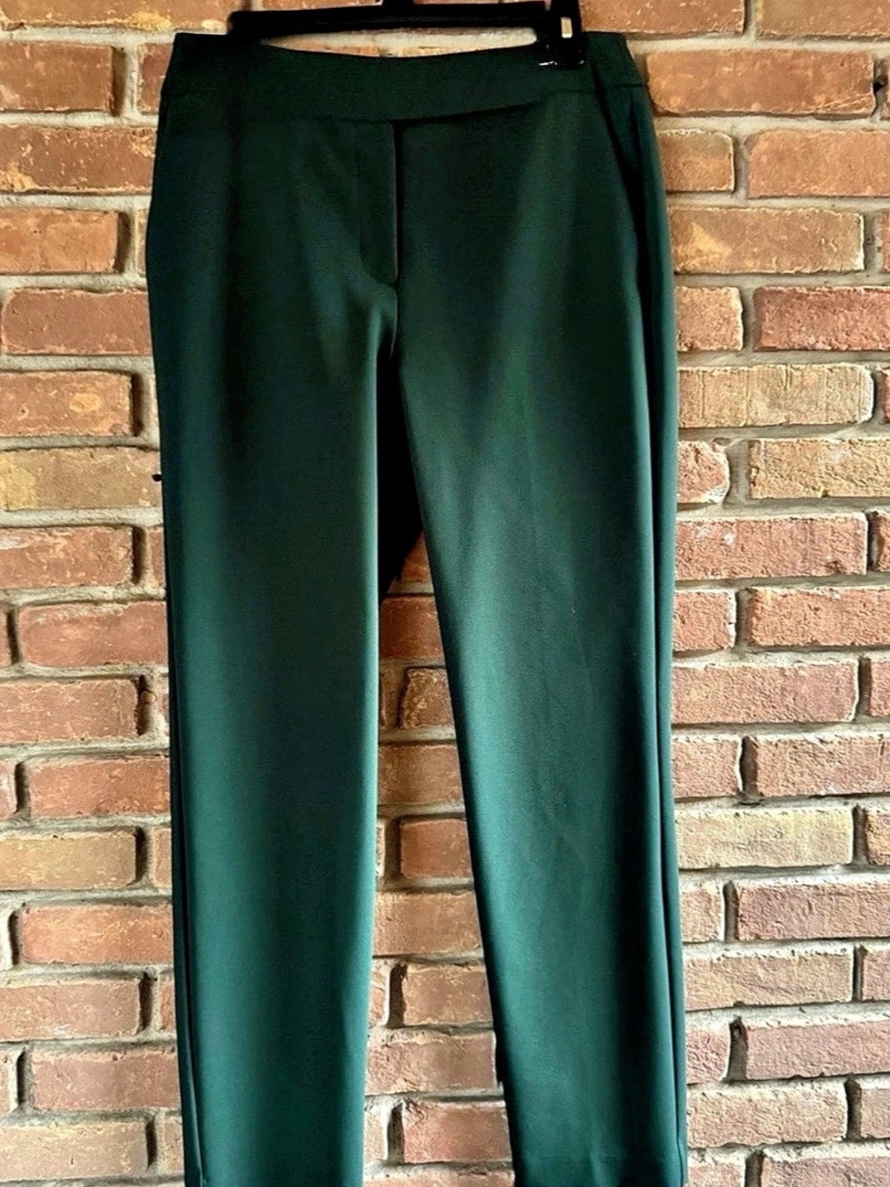Rachel Zoe Green Dress Pants Size 12 Straight Leg Career Trousers NWOT